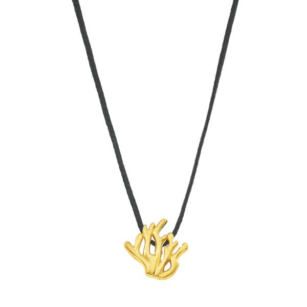 1. “Coral Reef” Thread Necklace black BRASS Workshop msd46
