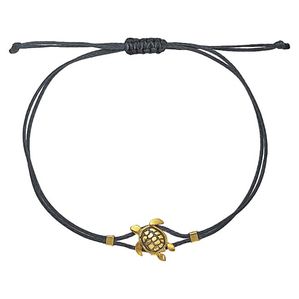 1. Sea turtle string bracelet Blue