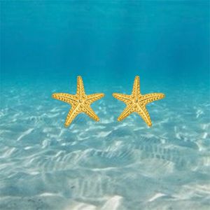 2. Orecchini mini “stella di mare” oro