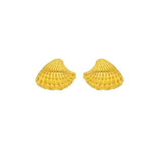 1. Orecchini mini “vongola di mare” oro