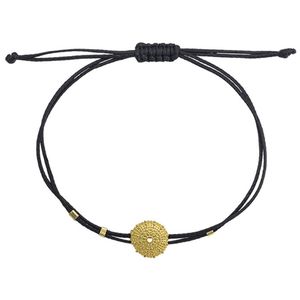 1. Sea urchin string bracelet black