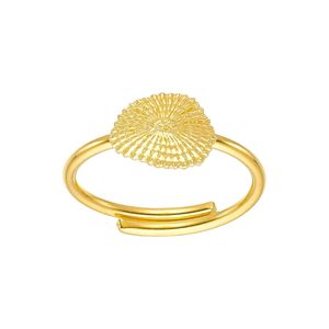 1. Anello regolabile “patella di mare” oro