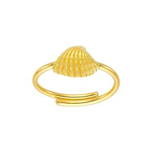 3. Adjustable “seaclam” ring gold