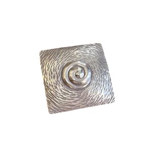 1. Pendente quadro spirale grigio argento
