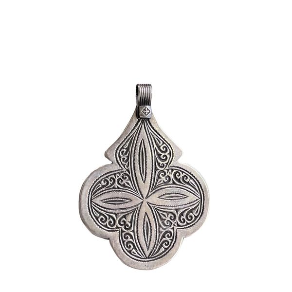 2. Pendente grande “Vag” grigio argento BRASS Workshop m26p02