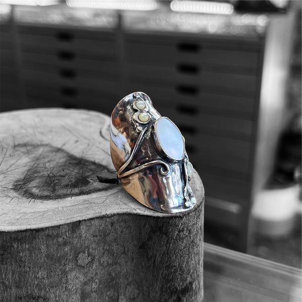 2. Anello “Art” Grigio argento BRASS Workshop m26a02