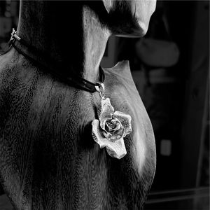 3. Hanging flower silver gray