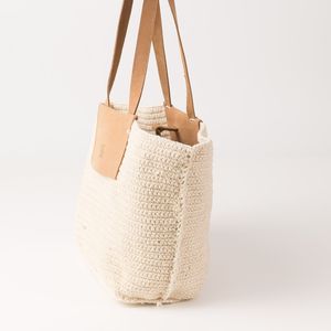 2. Borsa piccola shopper BIBA CALEDONIA naturale