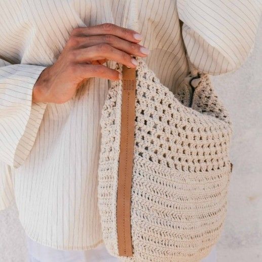 1. Borsa a tracolla BIBA TUBBATAHA naturale BIBA tub2b