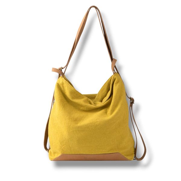 BIBA LOTUS 2-in-1 Backpack Bag yellow BIBA
