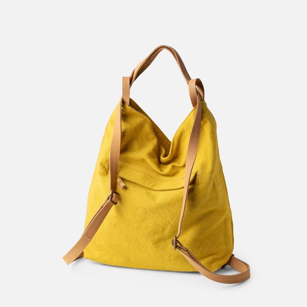 2. Borsa zaino 2 in 1 BIBA LOTUS giallo BIBA lot1b