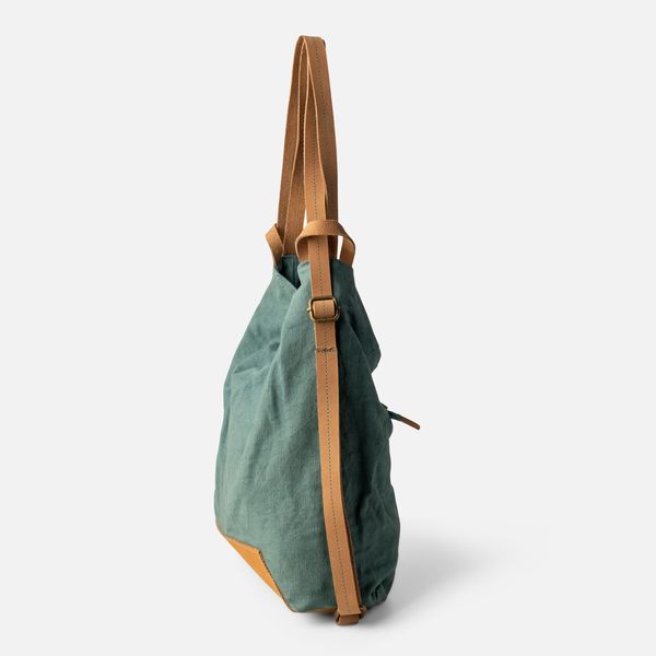 4. Borsa zaino 2 in 1 BIBA LOTUS verde acqua BIBA lot1b