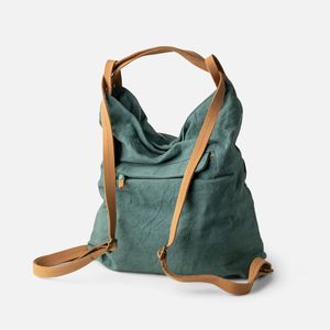 3. Borsa zaino 2 in 1 BIBA LOTUS verde acqua
