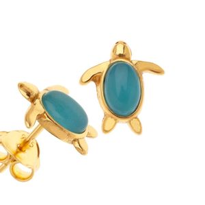 1. Orecchini piccole "tartarughe marine" oro