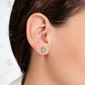 2. Orecchini piccole "tartarughe marine" oro