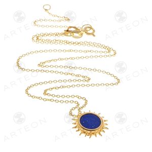 2. Collana "sole" lapis oro