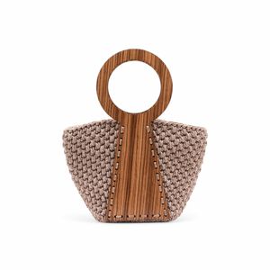 1. Nefele mini crochet handbag beige