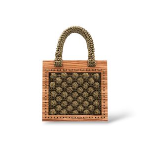 1. Armonia Crochet Mini Tote Bag olive green