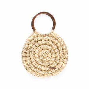 1. Borsa tonda uncinetto Ariadne avorio