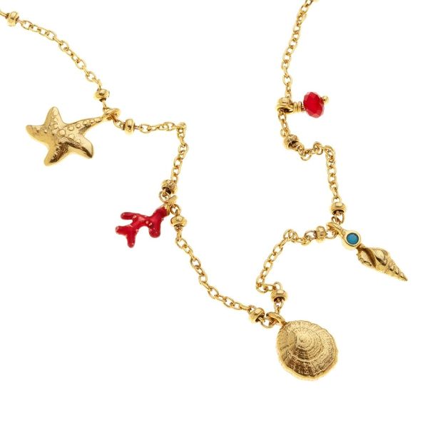 1. Mini "Limp" Pendant Necklace gold Arteon 34193-045
