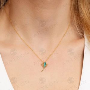 2. Collana "manta" turchese