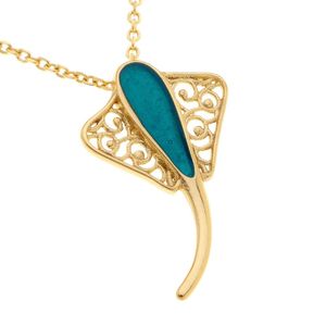 1. Collana "manta" turchese
