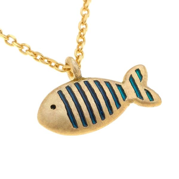 1. Collana mini "pesce" blu Arteon 34215-040