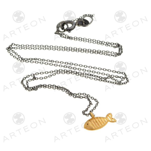 2. Mini "fish" sea necklace gold Arteon 34245-040