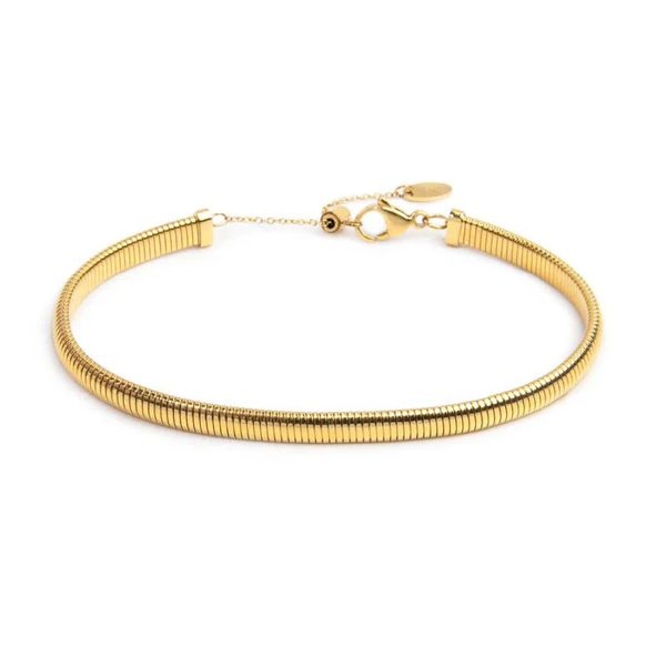 1. Tubogas knitted anklet gold Marlù Gioielli 20cv111