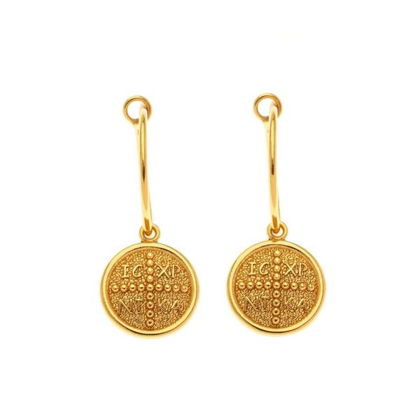 1. Orecchini cerchi con moneta pendente oro Arteon 51149-000