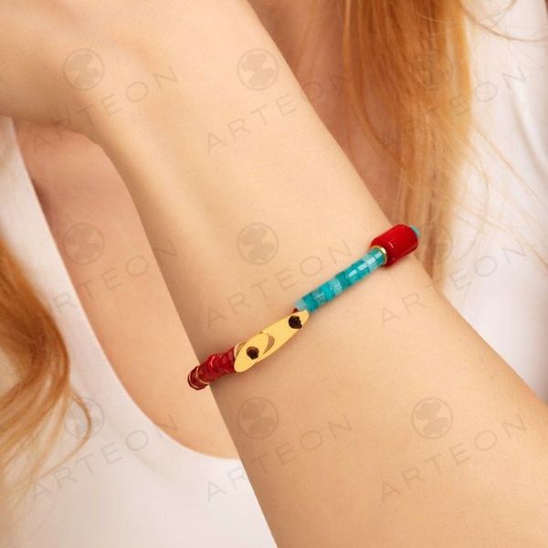 3. Semi-precious stone bracelet turquoise Arteon 12719-000