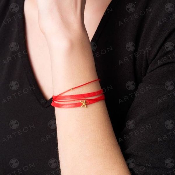 2. Starfish cord bracelet red Arteon 12286-000