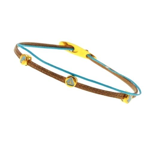 1. Bracciale cordino con mini tondi "mare" blu Arteon 12194-000
