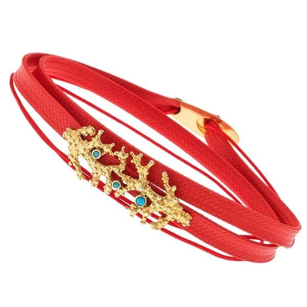 1. Double cord "coral reef" bracelet red Arteon 12460-000