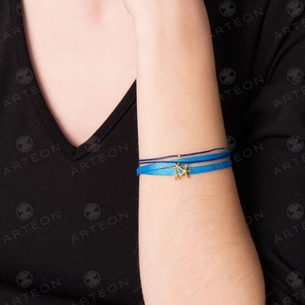 2. Double-cord "starfish" bracelet turquoise Arteon 12287-000