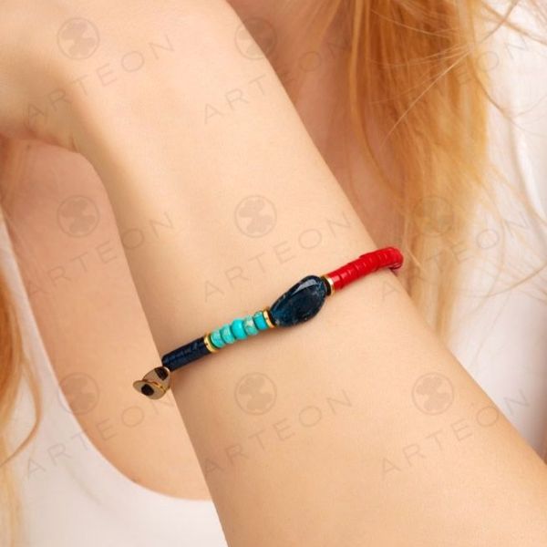 2. Semi-precious stone bracelet red Arteon 12722-000