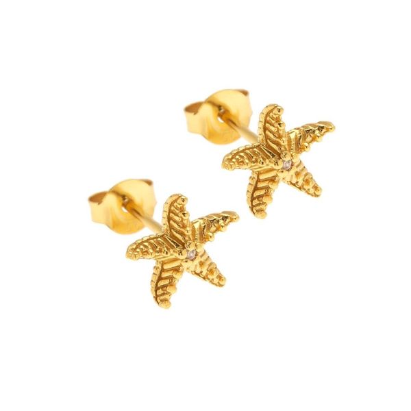 1. Orecchini copri lobo "stella di mare" oro Arteon 51258-000