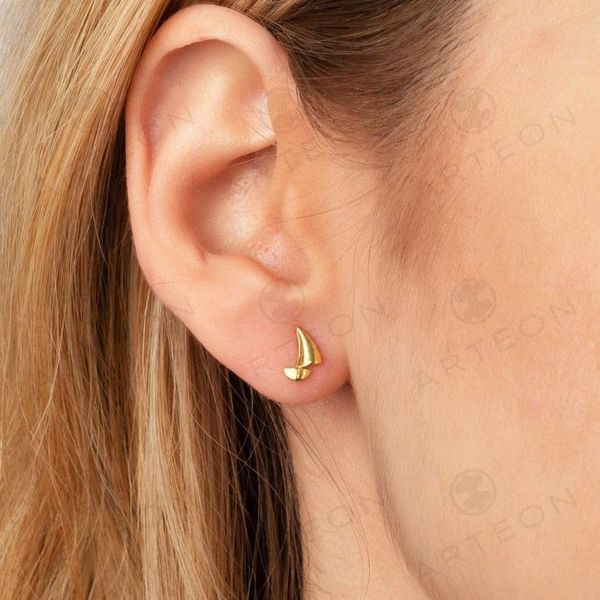 3. Orecchini mini "barca a vela" oro Arteon 51446-000