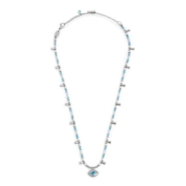 2. Collana "occhio" pendente grigio acciaio Marlù Gioielli 18cn129-t