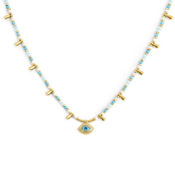 Collana "occhio" pendente oro Marlù Gioielli
