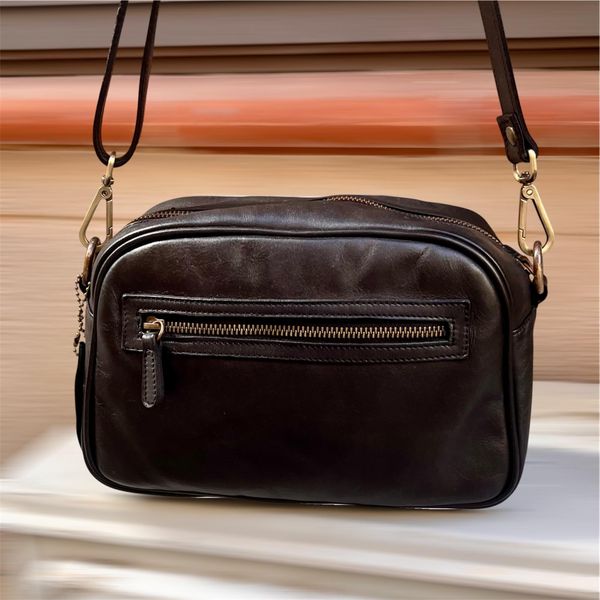 3. Borsa tracolla rettangolare intrecciata nero BRASS Workshop bsn01