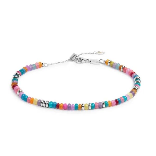 1. Colorful bead bracelet steel gray Marlù Gioielli 18br224-rgb