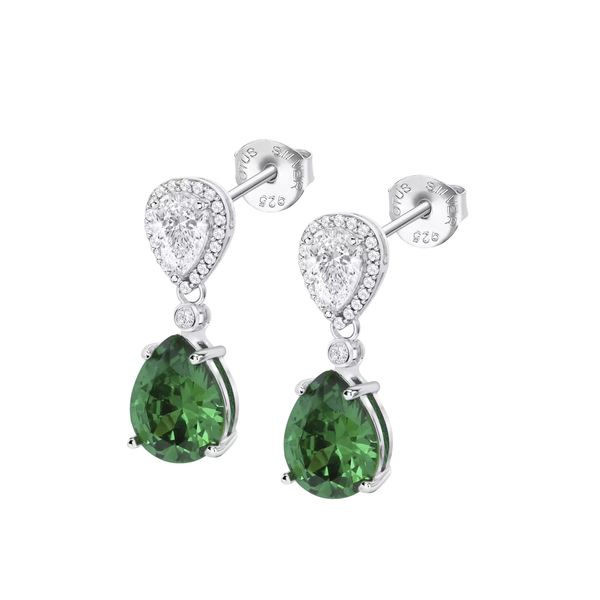 1. Orecchini LP3788 verde LOTUS Silver lp3788-4