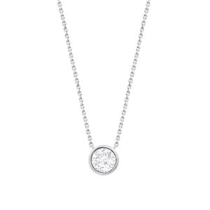 1. LP2001 Necklace silver gray