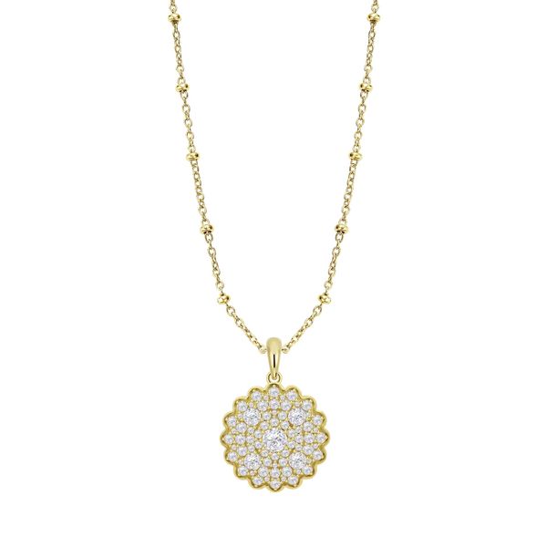 1. Necklace LP3886 gold LOTUS Silver lp3886
