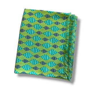 1. Pareo mare “conchiglie” Verde