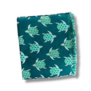 1. Sea turtle sarong Green