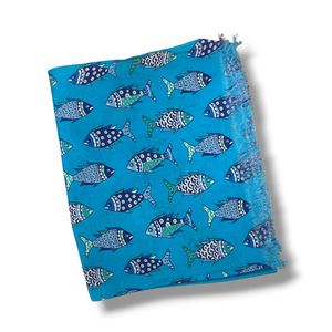 1. Pareo mare “pesce Bali” Azzurro