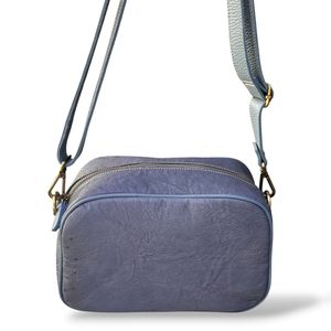 1. Rectangular shoulder bag blue