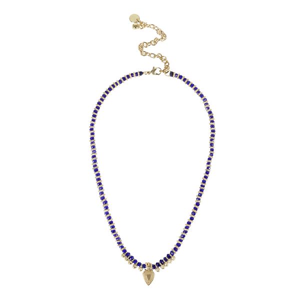 1. Necklace N461G blue House Of Tuhina th-n491g